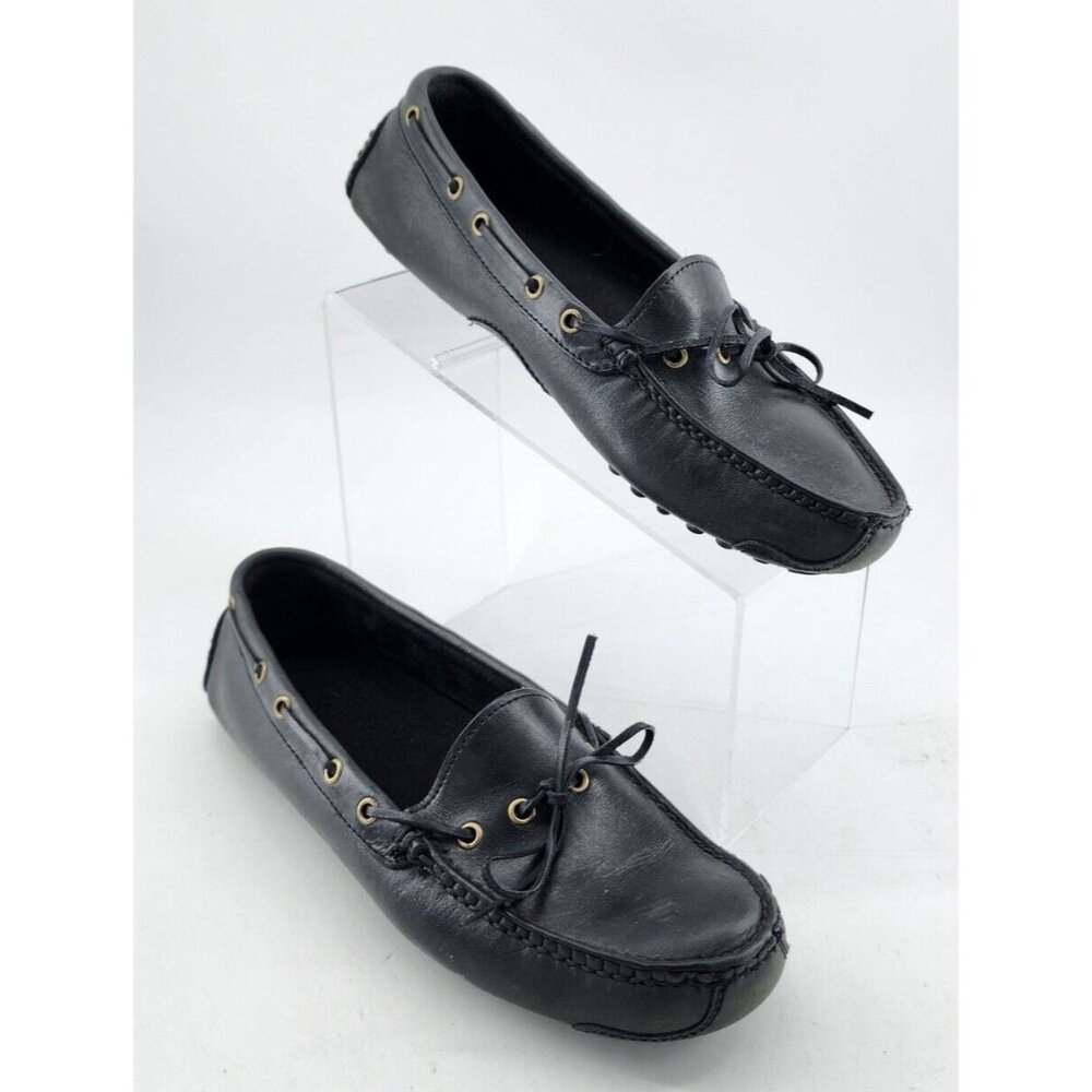 Cole Haan Gunnison II Black Slip On Leather Driving Shoes Men's Size 8 M C05923